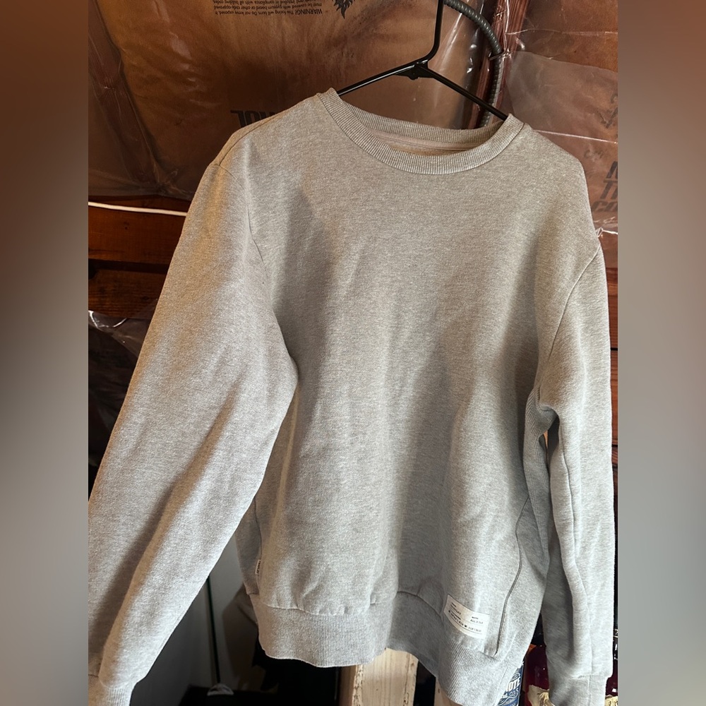 Gray Crewneck Men's Sweater